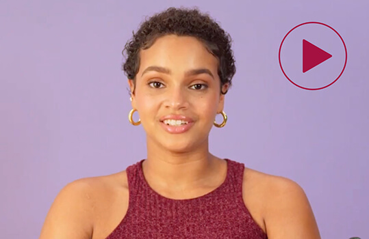 Amina’s story thumbnail. Click to watch/listen.